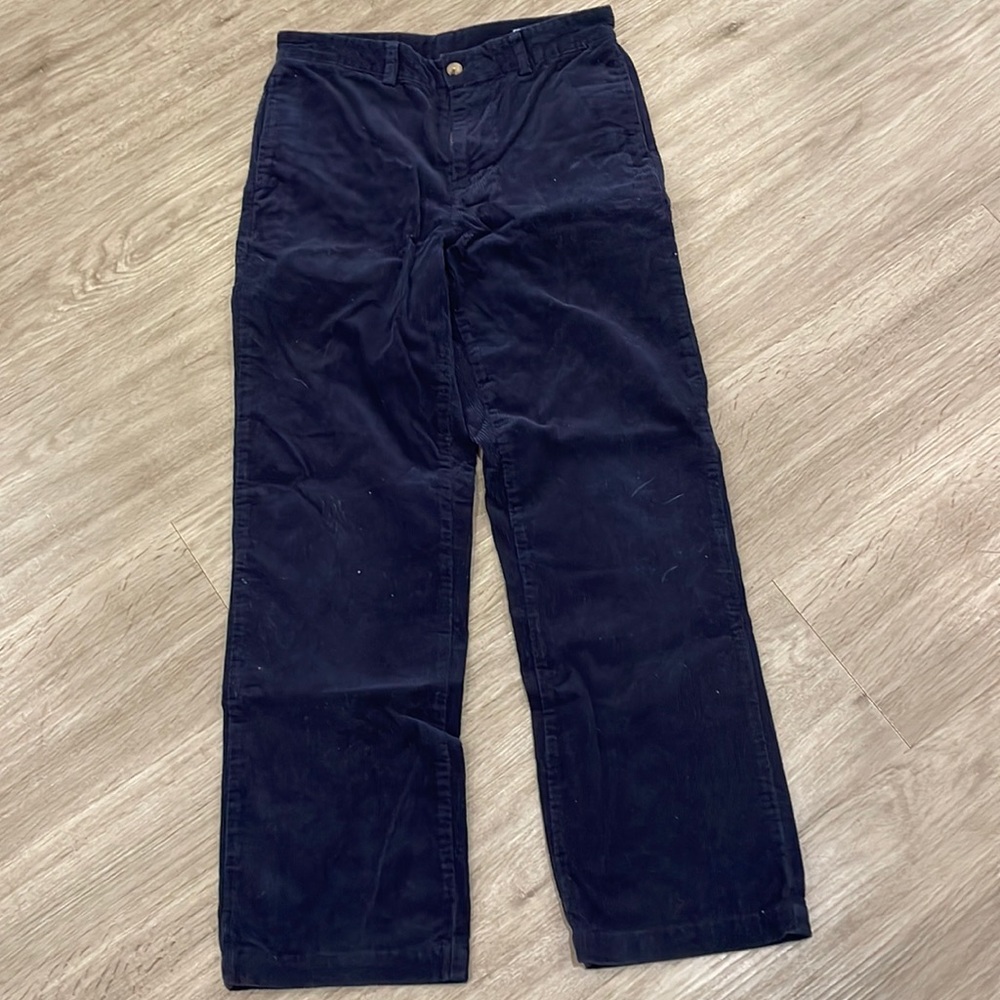 Vineyard Vines Dark Navy corduroy, straight leg size 14